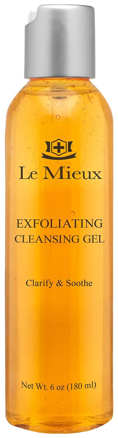 Le Mieux Exfoliating Cleansing Gel - Deep Pore Lactic &amp; Salicylic Acid Face Wash with Hyaluronic Acid &amp; Aloe, Ideal for Oily or Blemish-Prone Skin, No Parabens or Sulfates (6 oz / 180 ml)