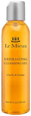 Le Mieux Exfoliating Cleansing Gel - Deep Pore Lactic &amp; Salicylic Acid Face Wash with Hyaluronic Acid &amp; Aloe, Ideal for Oily or Blemish-Prone Skin, No Parabens or Sulfates (6 oz / 180 ml)
