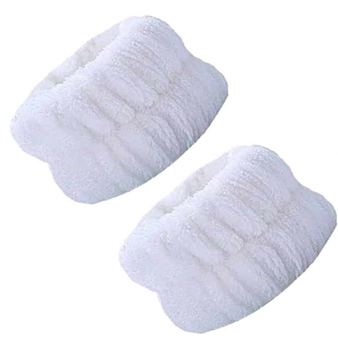 Spa Wrist Washband for Washing face (White)