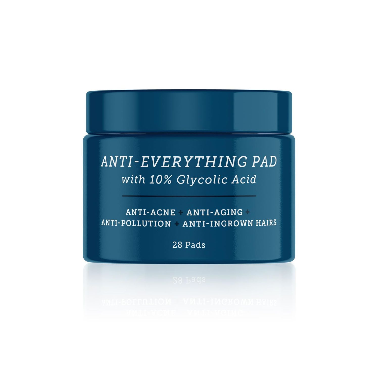 Oars + Alps Anti Everything Pads and Blackhead Remover, Dermatologist Tested Facial Cleanser with Glycolic and Salicylic Acids, Biodegradable, 28 Count