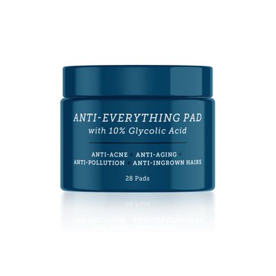 Oars + Alps Anti Everything Pads and Blackhead Remover, Dermatologist Tested Facial Cleanser with Glycolic and Salicylic Acids, Biodegradable, 28 Count