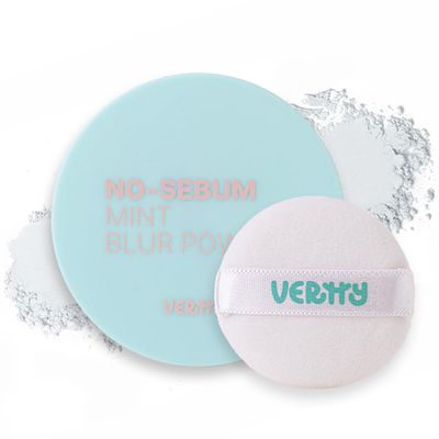 VERTTY No-sebum Blur Powder (0.9 Oz) | Vegan loose face Powder, Matte Finish | Oil Control &amp; Makeup Setting, For all skin type, K-Beauty | Cruelty Free