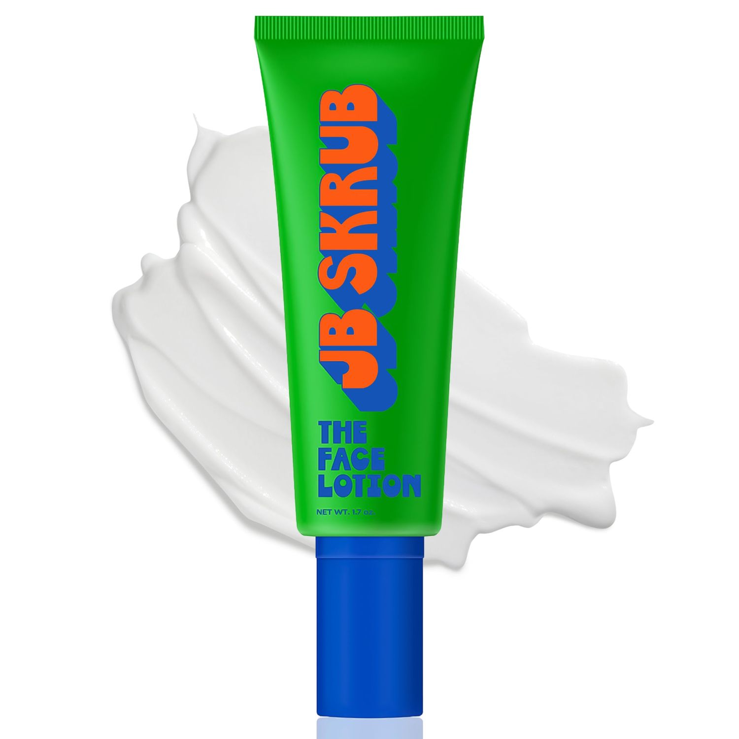 JB SKRUB The Face Lotion - Hydrating Skin Care for Kids and Teens, Acne Face Moisturizer, Fast-Absorbing &amp; Oil-Control, Blue Light Protection, Vegan &amp; Cruelty-Free, 1.7 oz