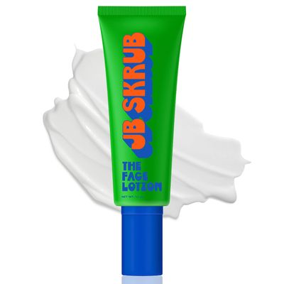 JB SKRUB The Face Lotion - Hydrating Skin Care for Kids and Teens, Acne Face Moisturizer, Fast-Absorbing &amp; Oil-Control, Blue Light Protection, Vegan &amp; Cruelty-Free, 1.7 oz