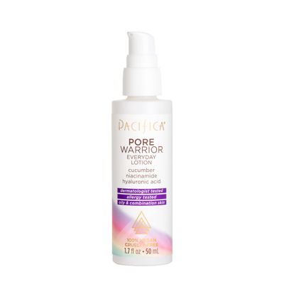 Pacifica Face Moisturizer - Acne Treatment for Face - Pore Warrior Daily Acne Serum - w/Hyaluronic Acid &amp; Niacinamide - Protects Pores, Reduces Dirt &amp; Oil Vegan &amp; Cruelty-Free Dermatologist Tested