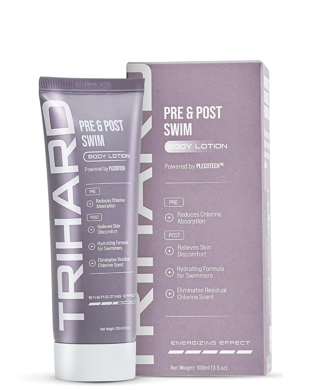 TRIHARD Advanced Swimmer&#39;s Lotion | Pre-Swim Skin Shield | Post-Swim Chlorine Moisturizing &amp; Chlorine Removal | Olympian&#39;s Choice
