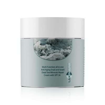 Symo Kane Multi-Function Snail Mucin &amp; Dead Sea Minerals Repair Cream with SPF 30 | Anti-Aging, UV Protection &amp; Hydration for Radiant Skin for a Youthful Glow