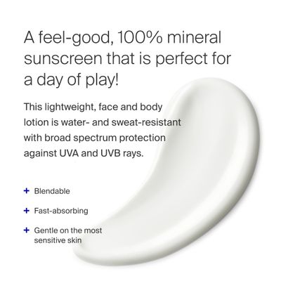Supergoop! PLAY 100% Mineral Lotion - 1 fl oz, Pack of 2 - Broad Spectrum SPF 30 Sunscreen for Face &amp; Body - Lightweight, Fast Absorbing, Water Resistant - With Green Algae