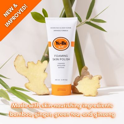 Yu-Be Foaming Polish Exfoliating Body Scrub &amp; Face Wash (Duo) - 6.75 fl oz x 2