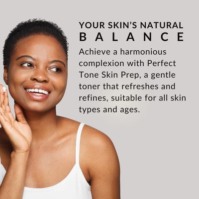 Perfect Tone Skin Prep by Flori Roberts, Moisturizing Face Toner for Women of Color or Deeper Skin Tones, Moisturizing and Smoothing for Normal, Dry, Oily, Sensitive Skin