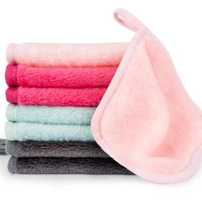 Sukh Makeup Remover Cloth - 8PCS Makeup Cloth Microfiber for Facial Cleaning 6&quot; x 6&quot; Reusable Face Wash Cloth for All Skin Types Face Wash Cloth Soft Makeup Towels Facial Cleansing Cloths for Women