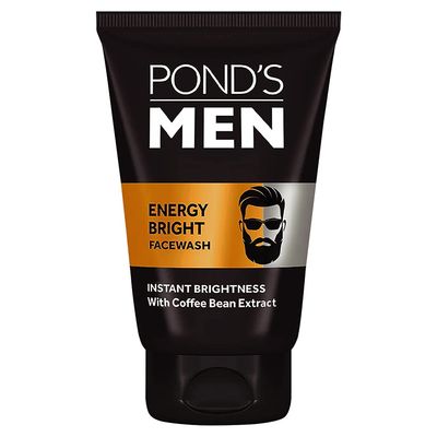 POND&#39;S Men&#39;s Energy Bright Face Wash Coffee Beans Bright Skin, 50g