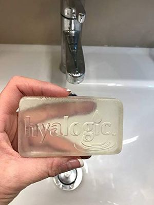 Hyalogic Hyaluronic Acid Soap for Face & Body - Amazing Hyaluronic Acid Moisturizer Soap - Face & Body Soap Bar with Coconut Extract - 100% Natural Soap for Skin Care (4 Oz)