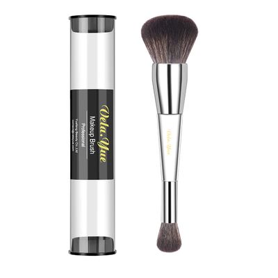 Vela.Yue Dual Ended Foundation Concealer Duo Makeup Brush Liquid Cream and Powder Complexion Perfector for Eyes Face
