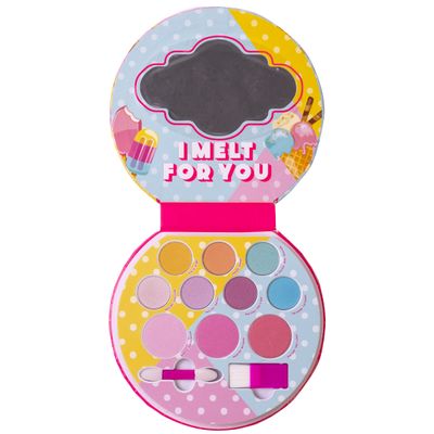 Lip Smacker Sparkle &amp; Shine Eyeshadow Makeup Palette, Melt For You Shimmer | Christmas Make Up Collection | Holiday Present | Gift for Girls