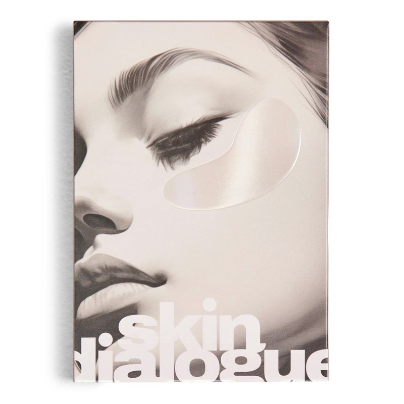 Skin Dialogue Anti-Wrinkle Under Eye Patches - Hydrating Eye Mask with Japanese Hydrophilic Gel Technology to Reduce Fine Lines, Moisturize, Cool, and Soothe - Suitable for All Skin Types (5 Pairs)