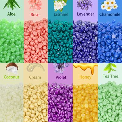 Wax Beads for Hair Removal, Bouvetan 2.2lb Hard Wax Beans for Full Body, Face, Brazilian Bikini, Legs and Sensitive Skin at Home, 10 Packs Wax Refill for Women Men