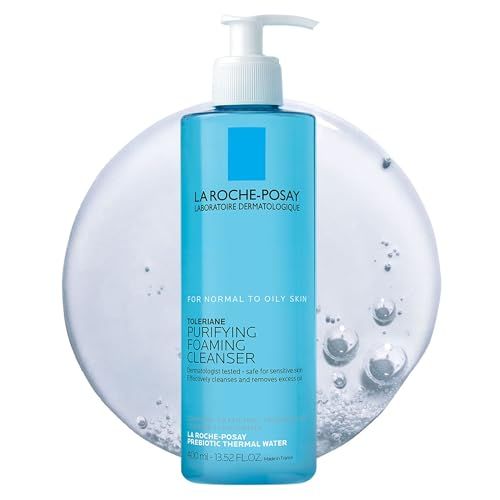 La Roche-Posay Toleriane Purifying Foaming Facial Cleanser, Oil Free Face Wash for Oily Skin with Niacinamide, Pore Cleanser Wont Dry Out Skin, Unscented