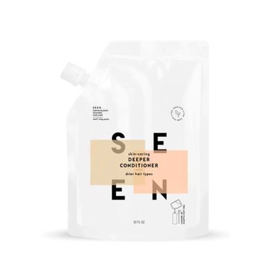 SEEN Deeper Conditioner Eco-Refill- Scented - Non-Comedogenic &amp; Sulfate-Free Hair Conditioner- Dermatologist-Developed -Safe for Sensitive &amp; Acne Prone Skin