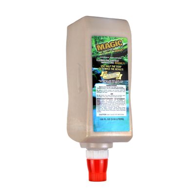 Zenex Magic Hand Soap - Industrial Hand Cleaner for Auto Mechanics | Shop Soap | Walnut Shell Scrubbers to Remove Grease, Oil, Ink &amp; Paint | Moisturizing Ingredients | 3.55 L (1 Pack)