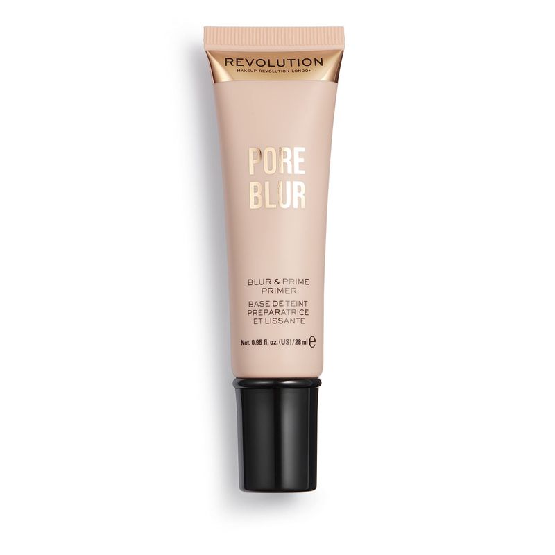 Makeup Revolution Pore Blur Primer, Pore Minimizing Face Primer with Vitamin E, Smoothing &amp; Nourishing Formula 0.95fl.oz