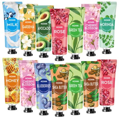 MZANK 14 Pack Hand Cream Gifts Set for Women,Valentines Day Gifts for Her,Thank You Gifts,Stocking Stuffers for Adults,Appreciation Gifts,Natural Moisturizing Hand Lotion for Women and Girls