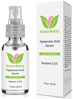 Hyaluronic Acid Serum for Skin with Vitamin C &amp; E, 1 fl. oz.