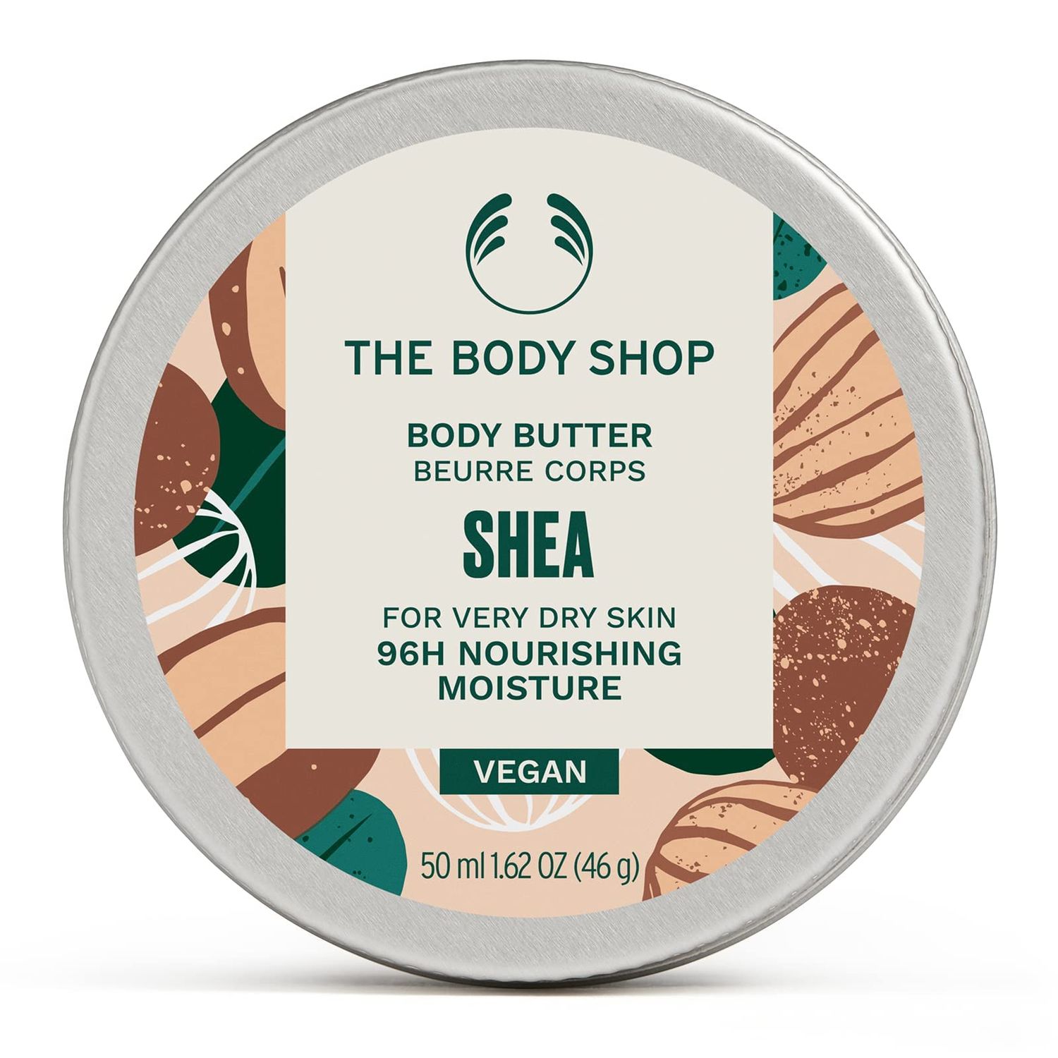 The Body Shop Shea Body Butter - Hydrating &amp; Moisturizing Skincare for Very Dry Skin - Vegan - 1.62 oz