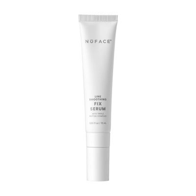 NuFACE FIX Serum - Line Smoothing Conductive Serum for Microcurrent with Triple Peptide, Hyaluronic Acid &amp; IonPlex to Hydrate, Brighten and Enhance NuFACE Microcurrent Device Results (0.5 oz)