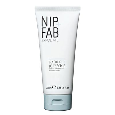 Nip+Fab Glycolic Fix Body Scrub, 6.70 Fl Oz, with Glycolic Acid, Salicylic Acid, Shea Butter, Exfoliating and Moisturizing the Skin | Vegan, Cruelty Free, Sulphate Free