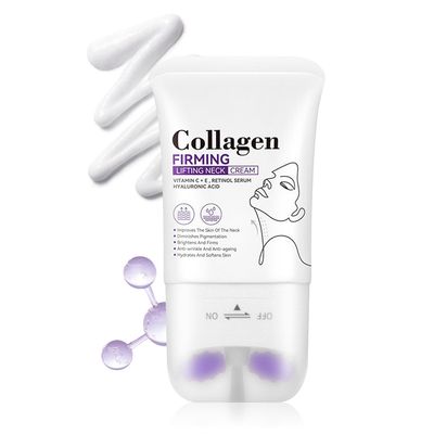 XMXueMei Tighten and Lift Neck Cream, Moisturizing Neck Firming Cream, Long Lasting Relaxing Sagging Skin Care Hydrating Moisturizer for All Skin Types