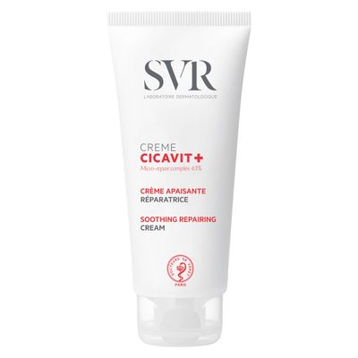 SVR Cicavit+ Face &amp; Body Cream with Shea butter, Prebiotic &amp; Glycerin. Moisturizer to Reduce the appearance of Burns, Scars &amp; Intensely Nourish to Relieve Irritation due to Dryness, 3.3 fl.oz