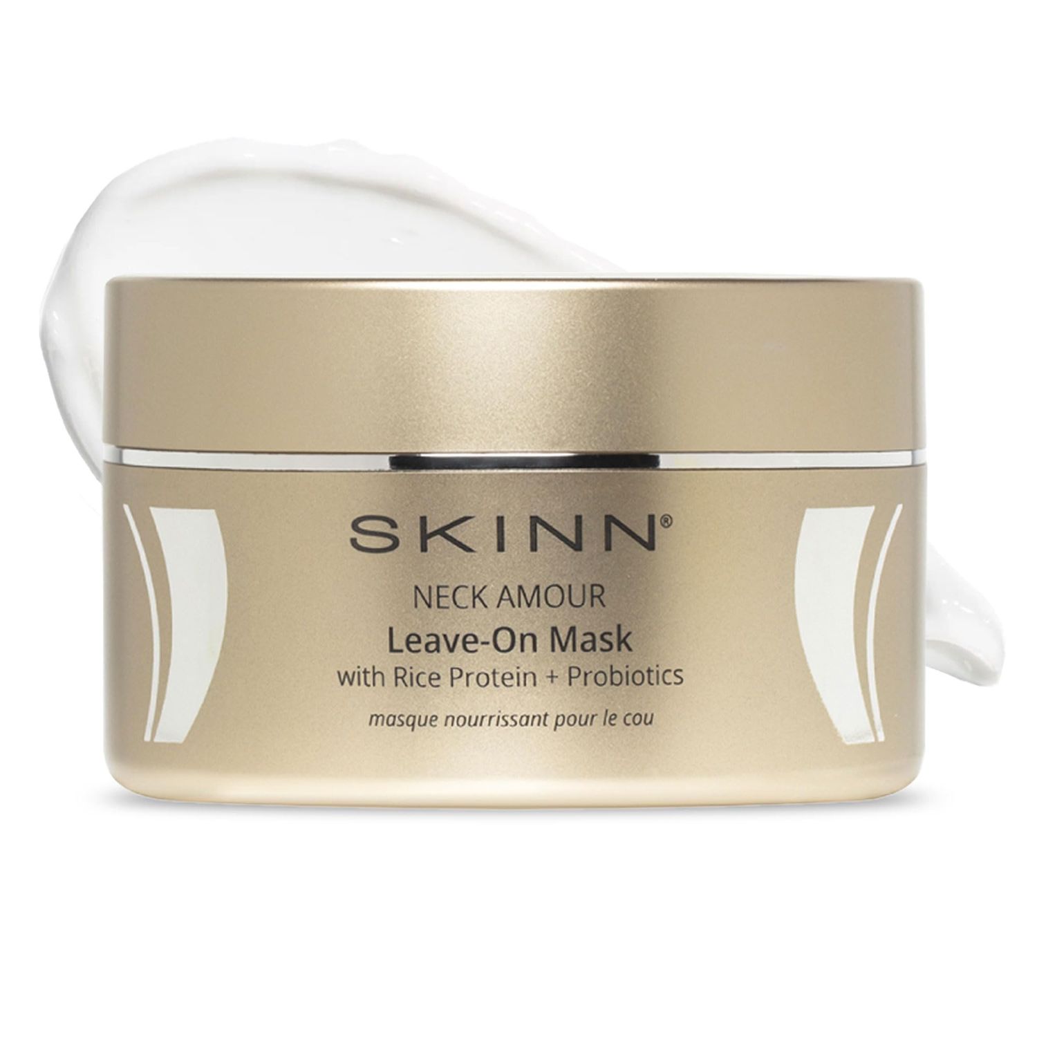SKINN Neck Cream for Wrinkles, Neck Amour Leave-On Mask - Neck Firming Cream, Tightening &amp; Lifting Sagging Skin - Chin &amp; Neck Firming Lotion for Smoother &amp; Firmer Skin - Neck Cream for Men &amp; Women