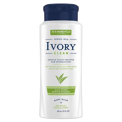 Ivory Clean Aloe Body Wash 21 oz Packaging may Vary