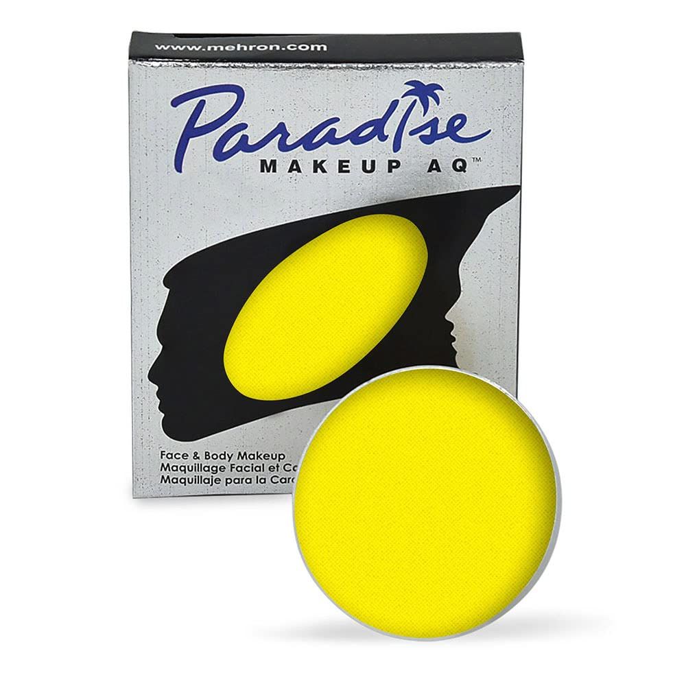 Mehron Makeup Paradise Makeup AQ Refill (.25 oz) (Stardust - Neon Yellow/Yellow UV)