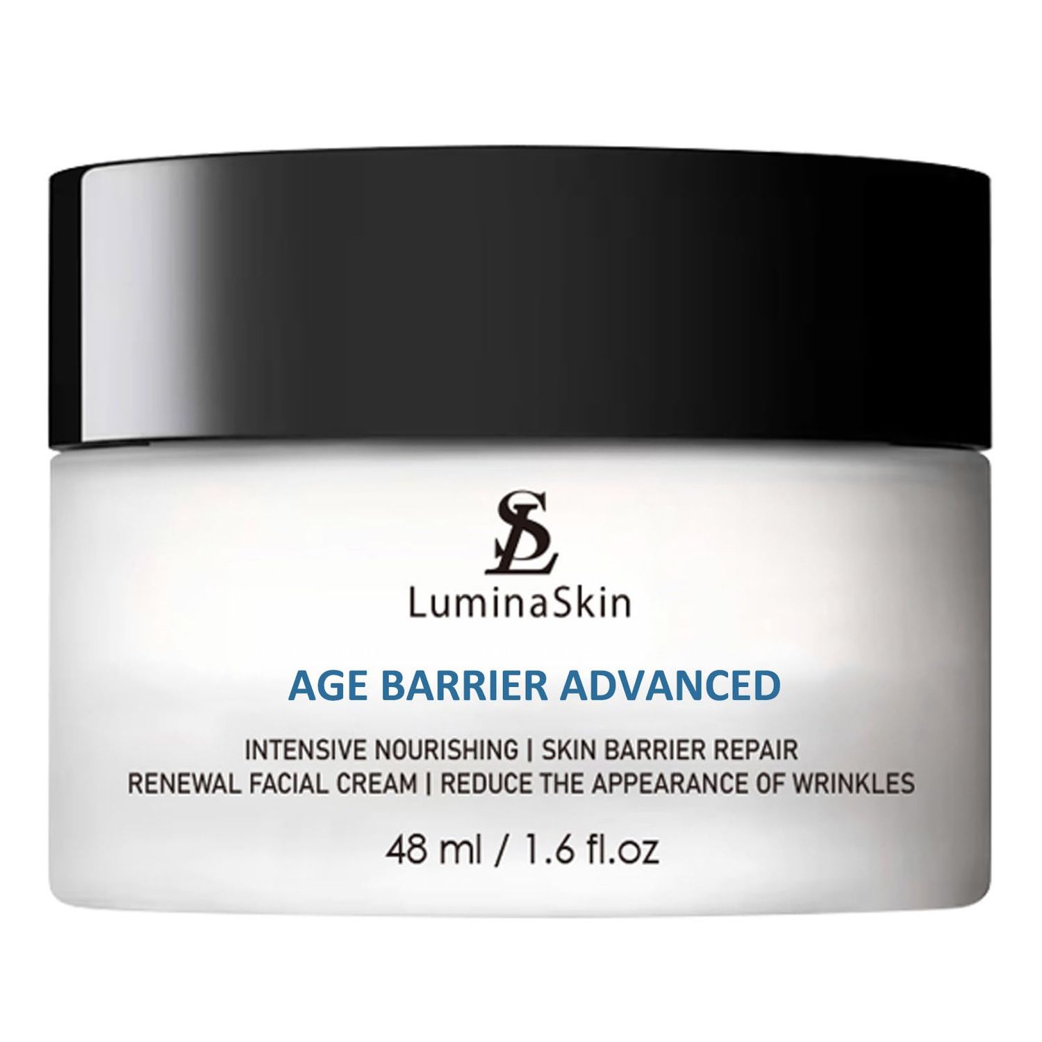 LuminaSkin Age Barrier Advanced Cream - Renewal Facial Cream - Hydrating Face Moisturizer, Anti Aging &amp; Skin Barrier Repair Face Cream
