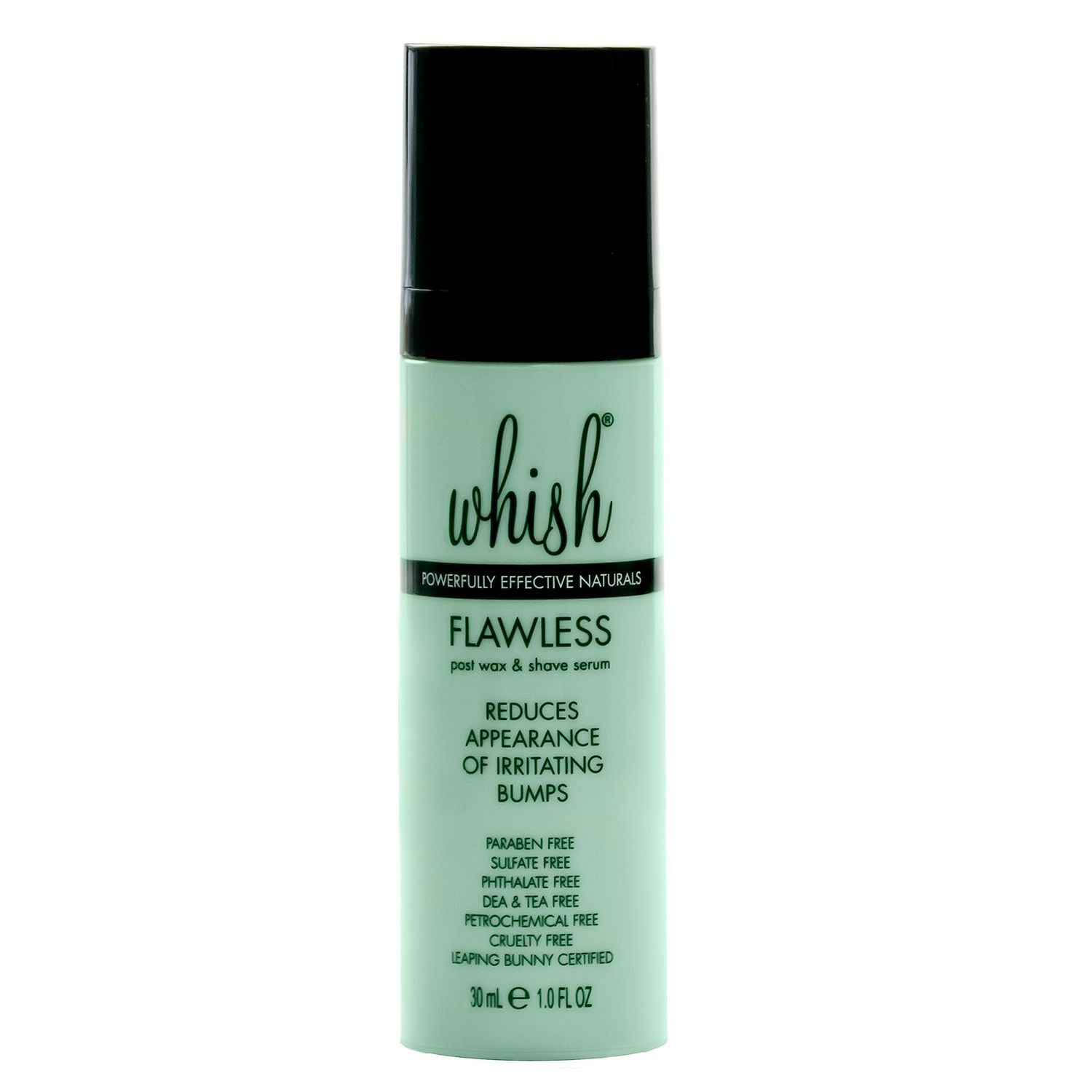 Whish Flawless Post Wax &amp; Shave Serum - Ingrown Hair Treatment for Men and Women - Calming Aftershave Oil for Razor, Wax, &amp; Laser Bumps - With Aloe &amp; Salicylic Acid - Paraben &amp; Sulfate Free - 1 oz
