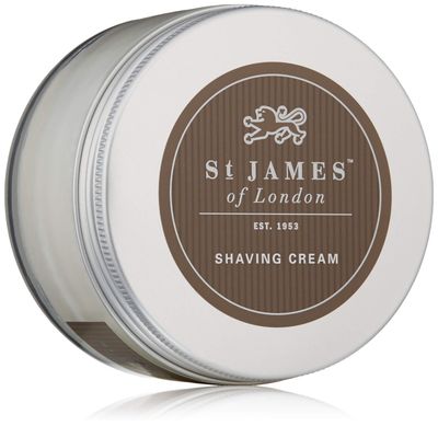 St James of London Black Pepper &amp; Lime Shave Cream Jar, 5.07oz