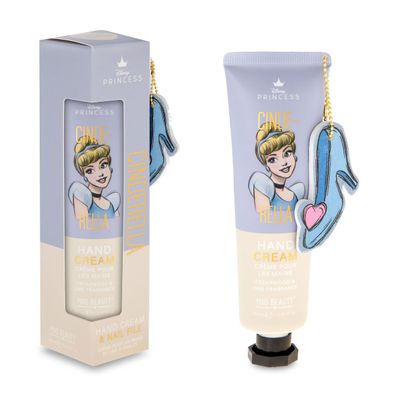 MAD Beauty Disney Pure Princess Cinderella Hand Cream &amp; Nail File Duo Set, Cedarwood &amp; Lime Fragranced, Enriched with Shea Butter, Relax, Unwind, Self-Care Routine