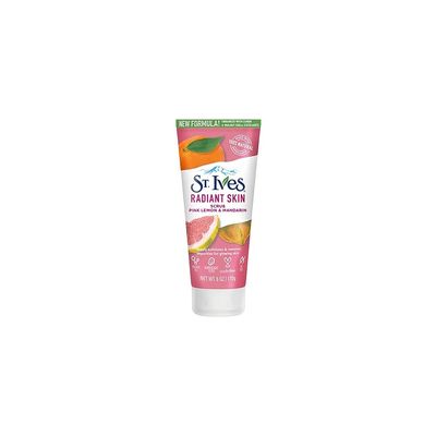 St. Ives Radiant Skin Pink Lemon and Mandarin Orange Face Scrub 6 oz (Pack of 6)