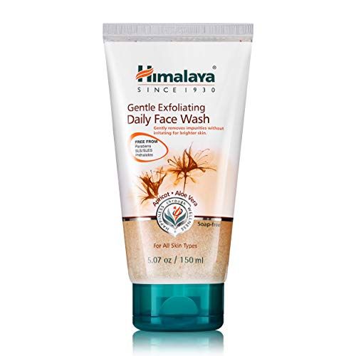 Himalaya Gentle Exfoliating Daily Face Wash for Deep Clean Pores &amp; Soft, Moisturized, Renewed Skin, 5.07 oz, 1-PACK