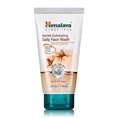 Himalaya Gentle Exfoliating Daily Face Wash for Deep Clean Pores &amp; Soft, Moisturized, Renewed Skin, 5.07 oz, 1-PACK