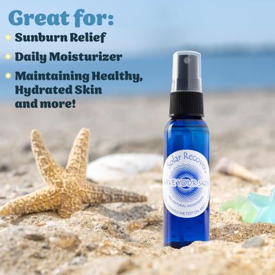 Solar Recover After Sun Moisturizing Spray Travel Size (2 Ounce) - Hydrating Facial &amp; Body Mist - 2460 Sprays of Sunburn Relief With Vitamin E &amp; Calendula (2)