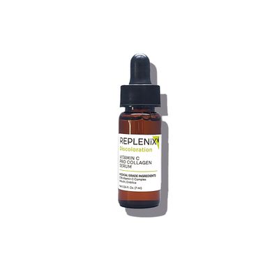 Replenix Vitamin C Pro Collagen Serum, Brightening Anti-Aging Face Treatment with Medical-Grade Antioxidants for Skin Discoloration (0.24 fl oz)