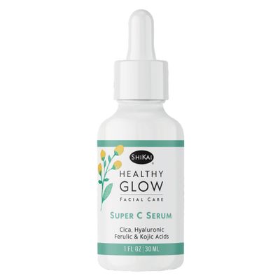 ShiKai Healthy Glow Super C Face Serum (1 oz) | Vitamin C, E &amp; Hyaluronic Acid | Nourish &amp; Hydrate Dry Skin