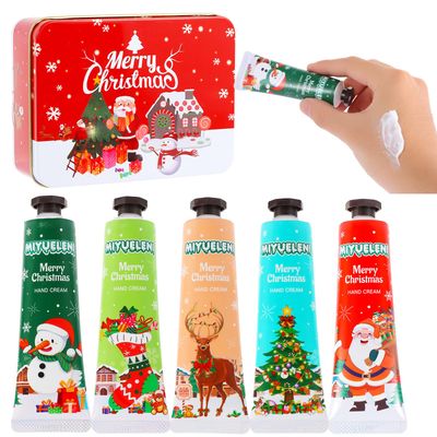 LiYiQ Christmas Hand Cream Gift Set Hand Cream for Women Scented Hand Lotion for Dry Cracked Hands Moisturizing Hand Care Cream Travel Size Gift Holiday Gift for Valentine&#39;s Day Christmas. (5)