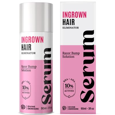 Razor Bump Stopper with Dark Spot Remover, Ingrown Hair Treatment for Bikini Area and Razor Bumps Treatment - Salicylic Acid After Shave Solution for Ingrown Hairs &amp; Razor Burns