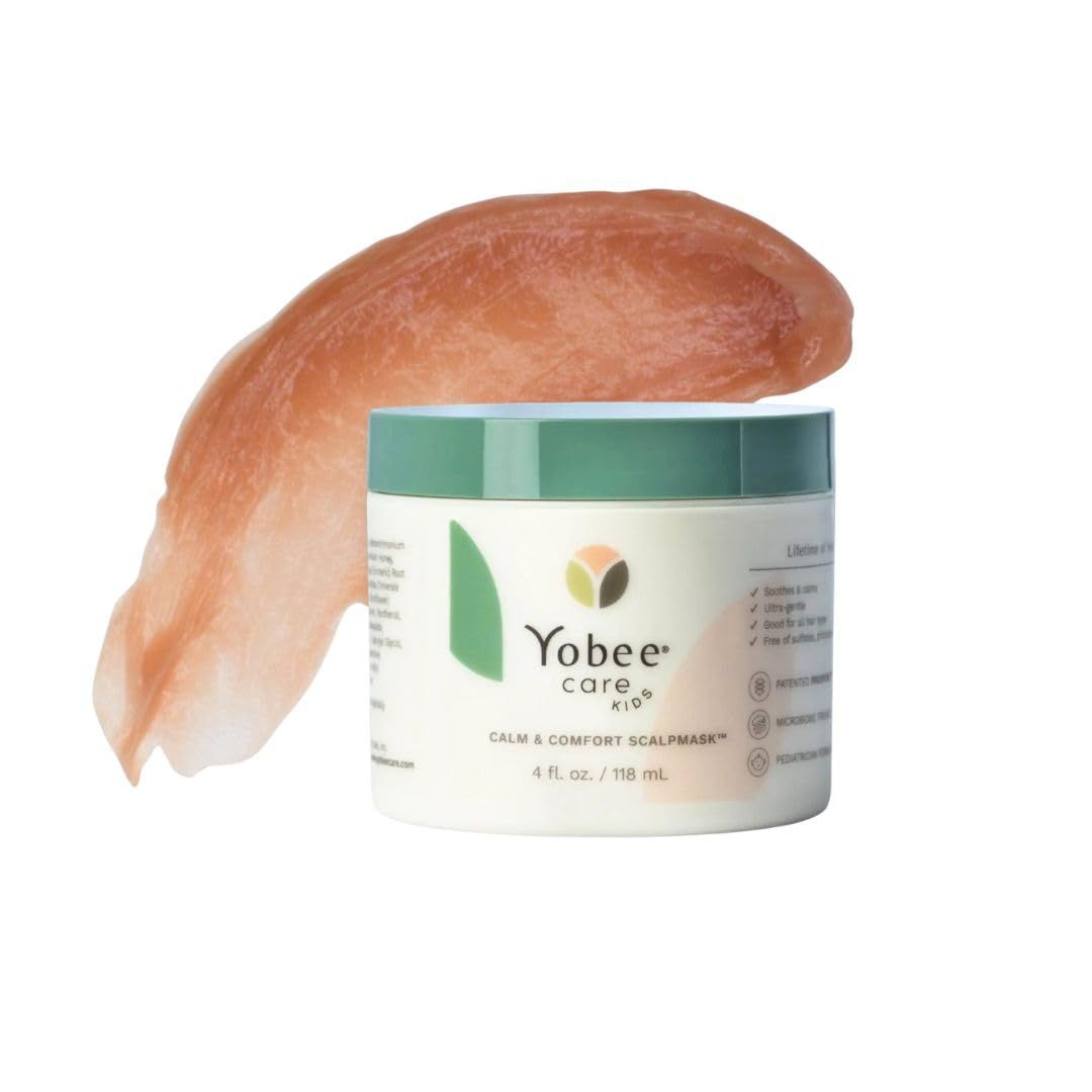 Yobee Calm &amp; Comfort Scalp Mask, Soothing, Gentle Hair Care, Clinically Proven, Sensitive-Skin Friendly - for Kids &amp; Teens 4 fl oz