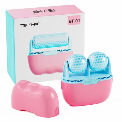 TBPHP Ice Roller BF01 for Face &amp; Eye with Plastic Cover Massager Face Massage Roller Tools (Blue)