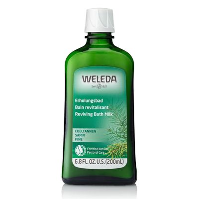 Weleda - Pine Reviving Bath Milk - Moisturizing Sensitive Skin Daily - Revitalizes Senses - Natural Ingredients for a Soothing Bath Experience - Skin-Friendly Formula and Relaxing Aroma